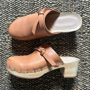 Loeffler Randall Roberta Leather Stud Clogs